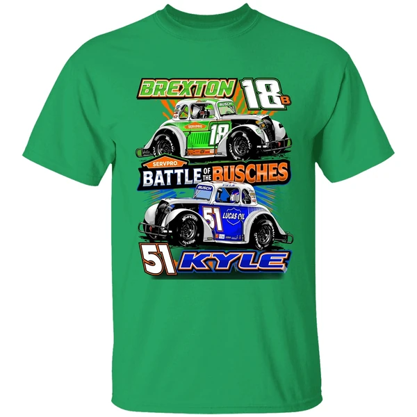 Kyle Busch Battle Of The Busches Black 2 Spot Shirt - Image 2