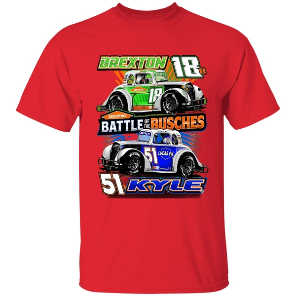 Kyle Busch Battle Of The Busches Black 2 Spot Shirt - Image 7