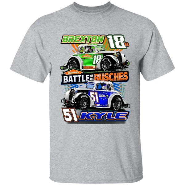 Kyle Busch Battle Of The Busches Black 2 Spot Shirt - Image 9