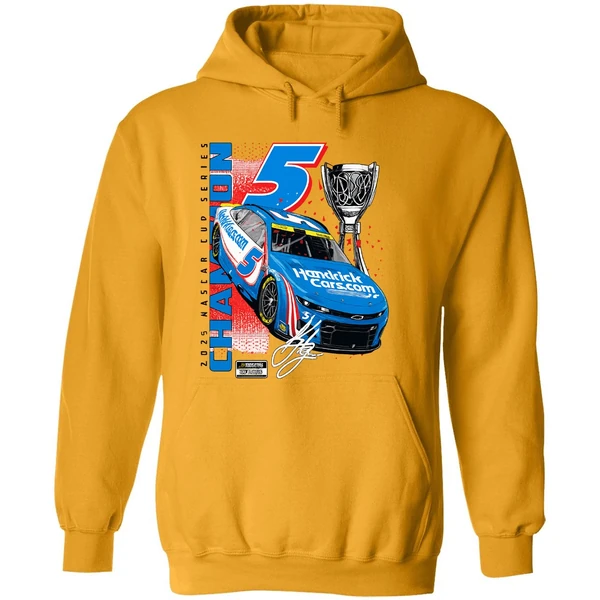 Kyle Larson Hendrick Motorsports Team 2025 Nascar Cup Series Champion Car Hoodie