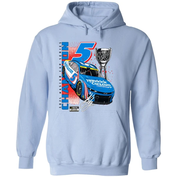 Kyle Larson Hendrick Motorsports Team 2025 Nascar Cup Series Champion Car Hoodie - Image 4