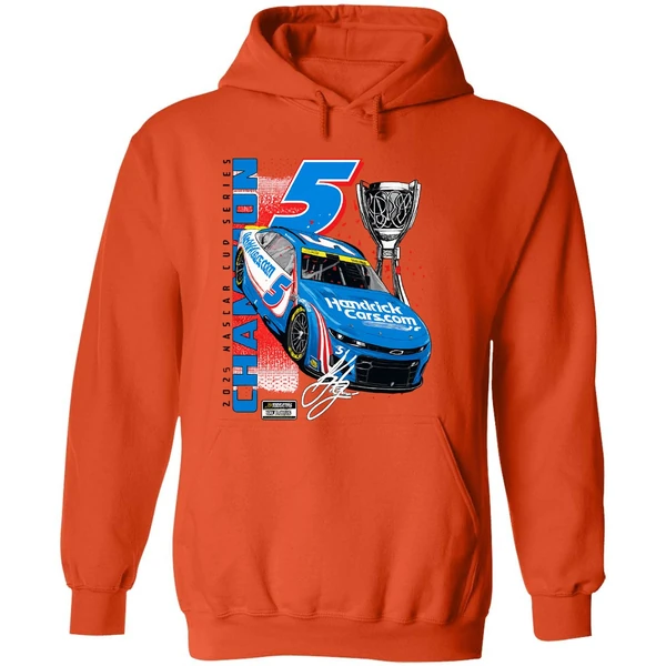 Kyle Larson Hendrick Motorsports Team 2025 Nascar Cup Series Champion Car Hoodie - Image 6