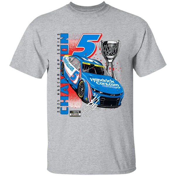 Kyle Larson Hendrick Motorsports Team 2025 Nascar Cup Series Champion Car Shirt