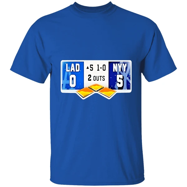 La Dodgers Vs Ny Yankees 0 5 1 0 2 Outs Shirt - Image 8