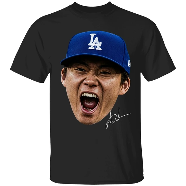 La Dodgers Yoshinobu Yamamoto Japanese Pitcher Signature Shirt