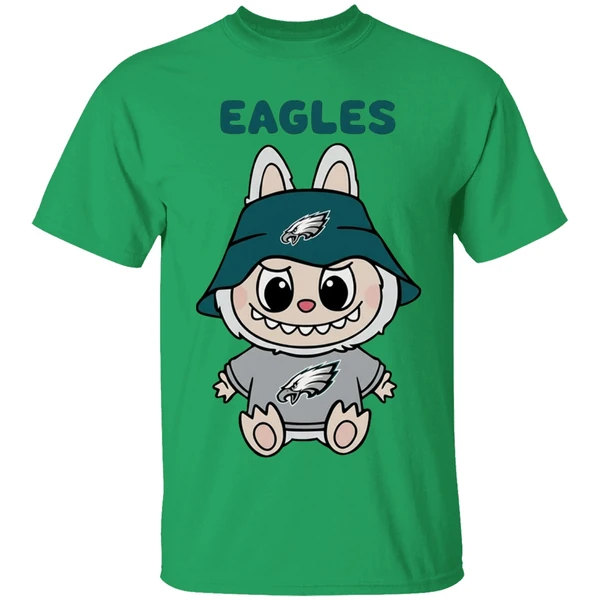 Labubu Philadelphia Eagles Nfl Football Cartoon Shirt