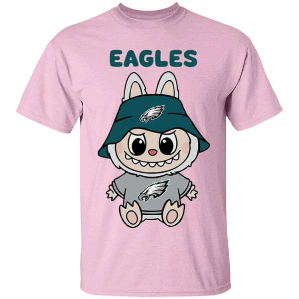Labubu Philadelphia Eagles Nfl Football Cartoon Shirt Labubu Philadelphia Eagles Nfl Football Cartoon Shirt