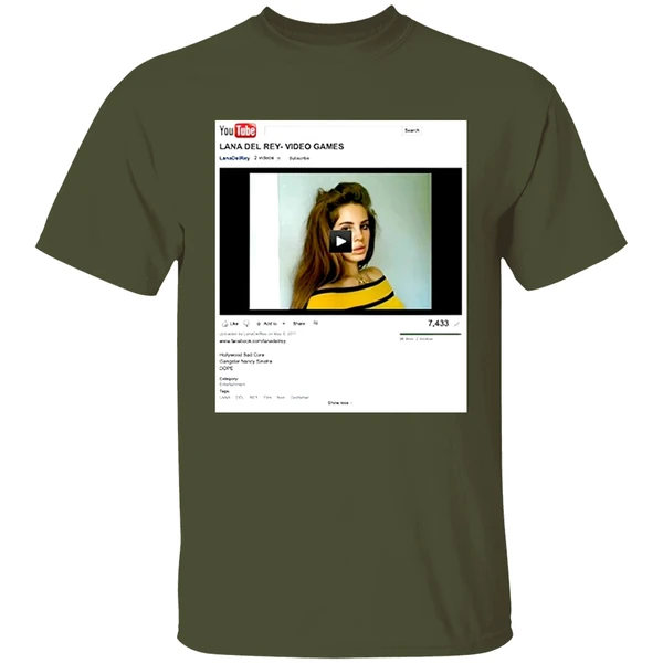 Lana Del Rey Video Games Youtube Shirt - Image 3