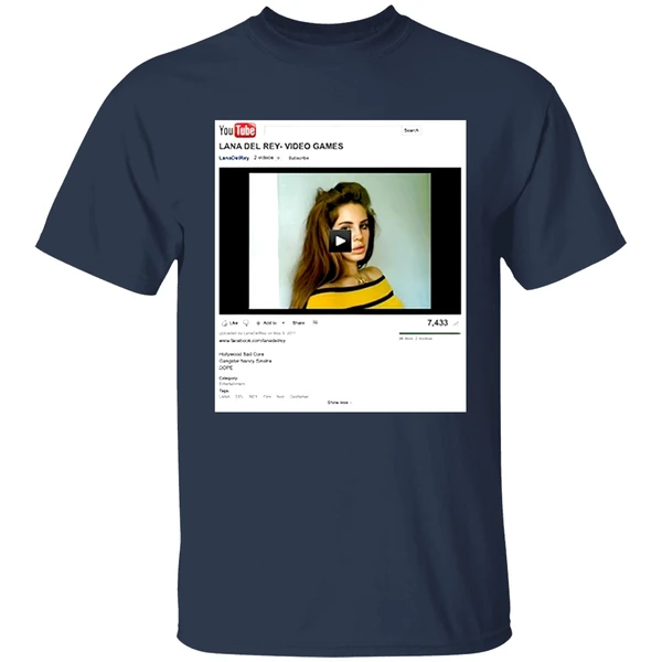 Lana Del Rey Video Games Youtube Shirt - Image 4