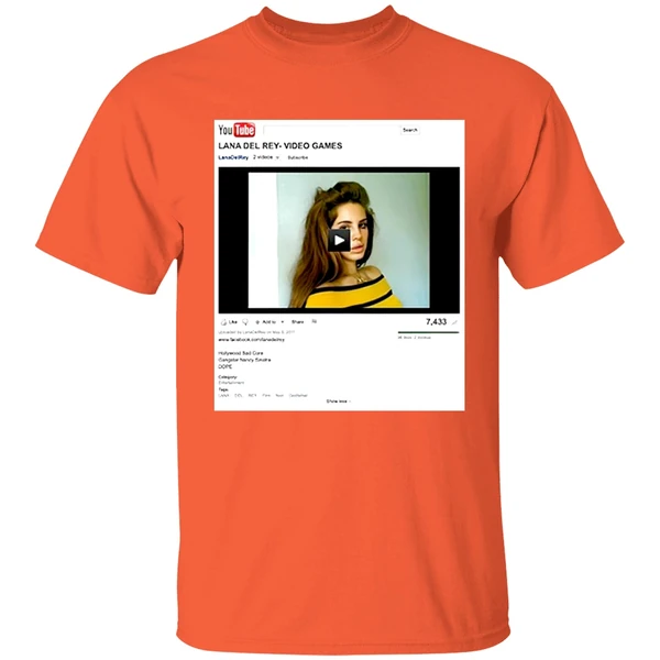 Lana Del Rey Video Games Youtube Shirt - Image 5