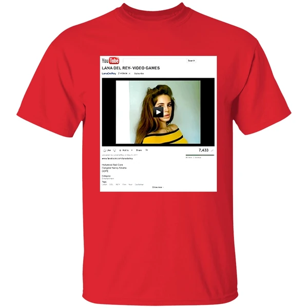 Lana Del Rey Video Games Youtube Shirt - Image 6