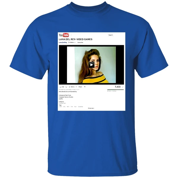 Lana Del Rey Video Games Youtube Shirt - Image 7