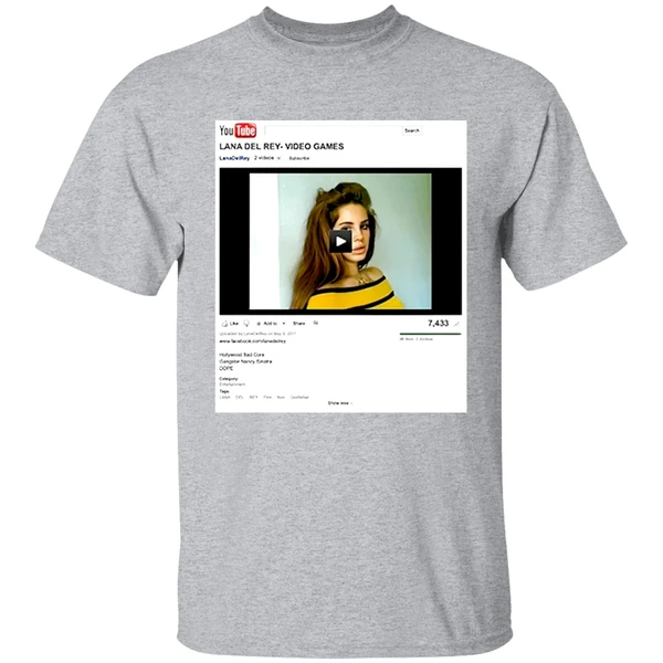 Lana Del Rey Video Games Youtube Shirt - Image 8