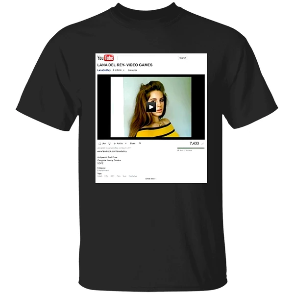 Lana Del Rey Video Games Youtube Shirt - Image 9