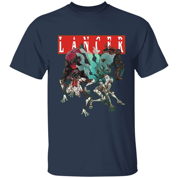 lancer rpg game two sided shirt navy
