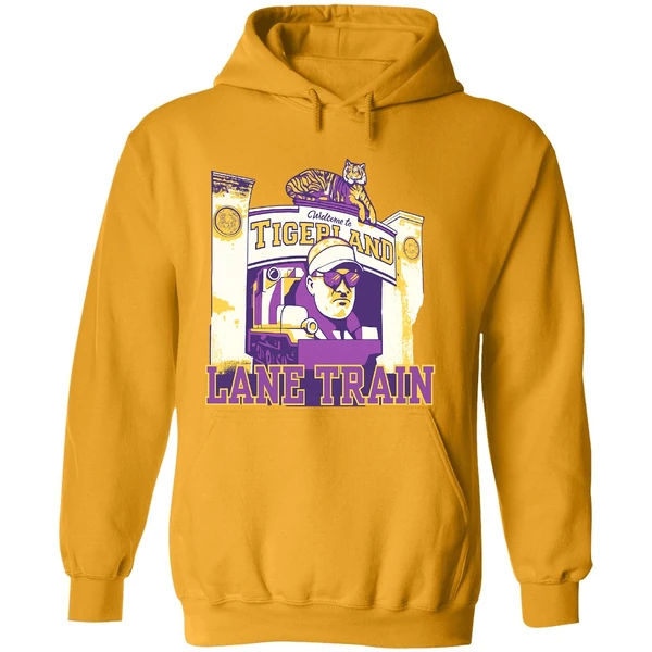 Lane Kiffin Train Welcome To Tigerland Lsu Tigers Hoodie