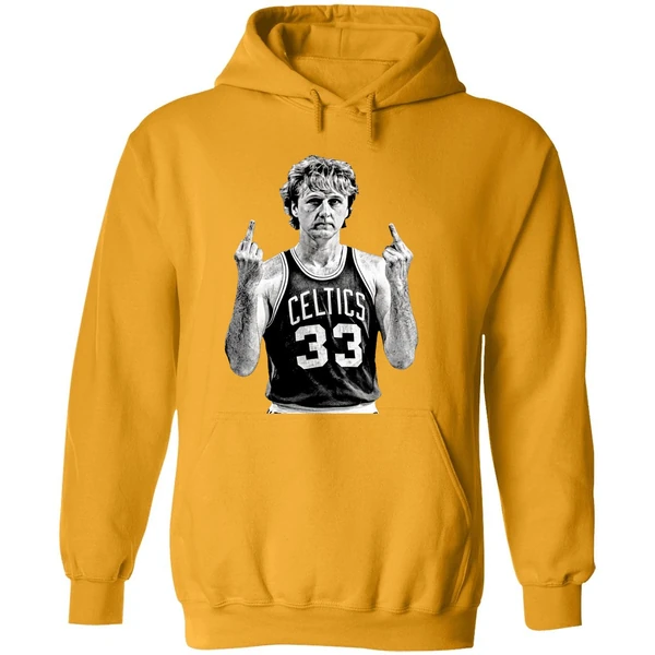 Larry Bird Middle Finger Hoodie
