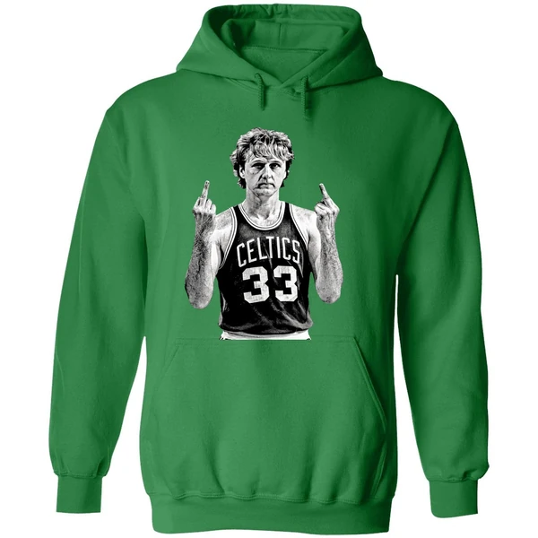 Larry Bird Middle Finger Hoodie - Image 2
