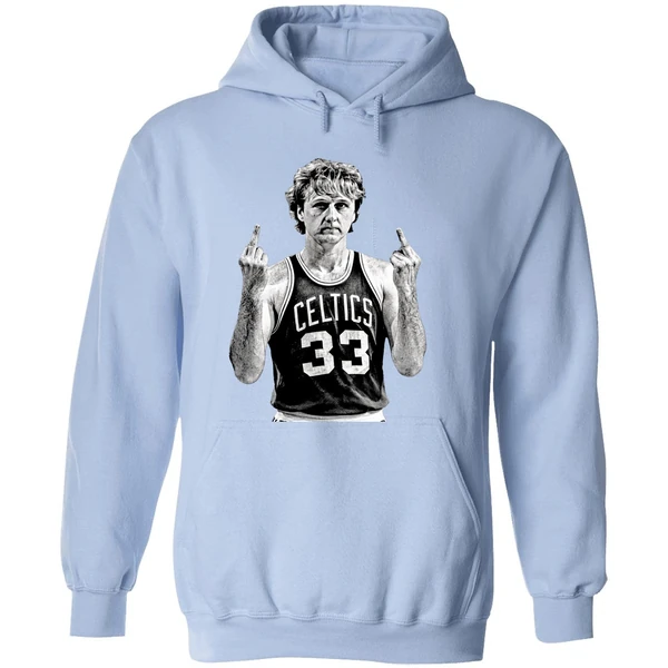 Larry Bird Middle Finger Hoodie - Image 4