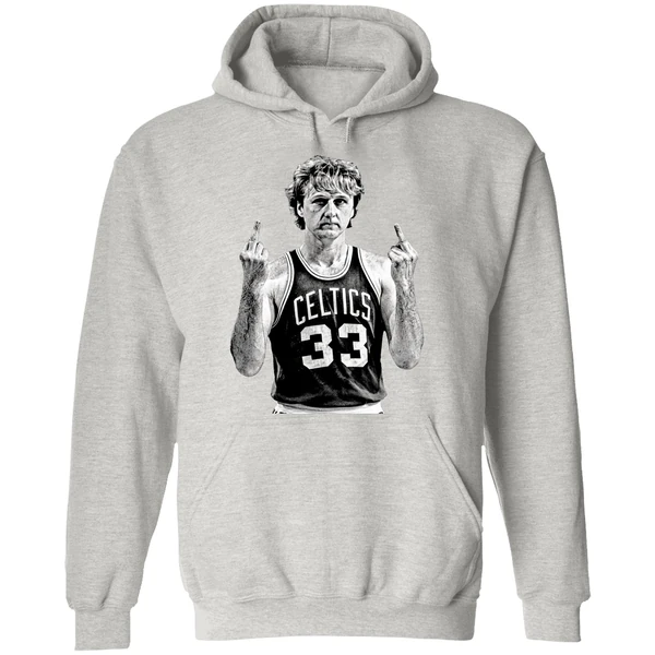 Larry Bird Middle Finger Hoodie - Image 9