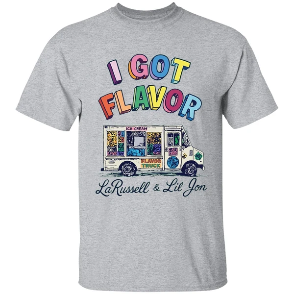 larussell i got flavor shirt sportgrey