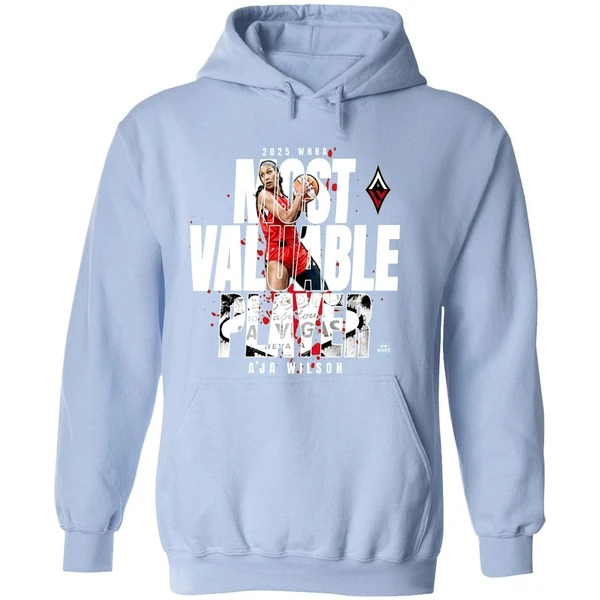 Las Vegas Aces Aja Wilson 2025 Wnba Mvp Hoodie - Image 4