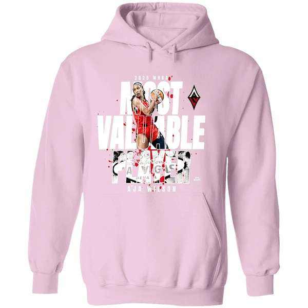 Las Vegas Aces Aja Wilson 2025 Wnba Mvp Hoodie - Image 5