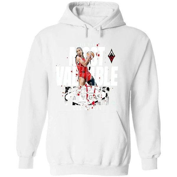 Las Vegas Aces Aja Wilson 2025 Wnba Mvp Hoodie - Image 8