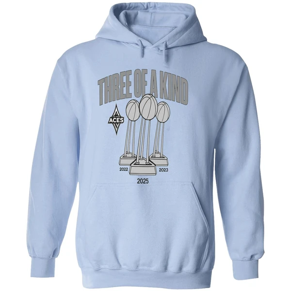 Las Vegas Aces Trophy Three Of A Kind Hoodie - Image 4