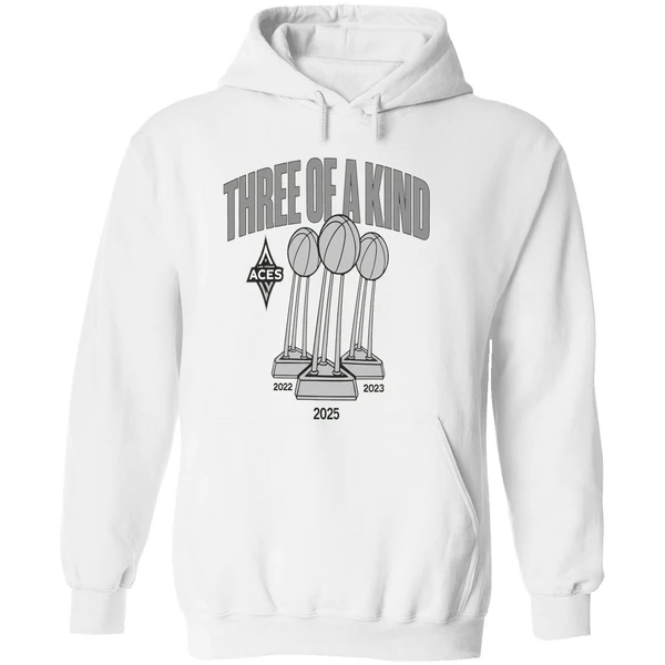 Las Vegas Aces Trophy Three Of A Kind Hoodie - Image 8
