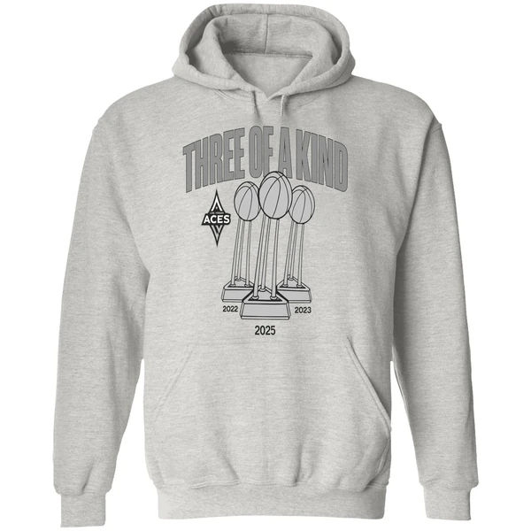 Las Vegas Aces Trophy Three Of A Kind Hoodie - Image 9