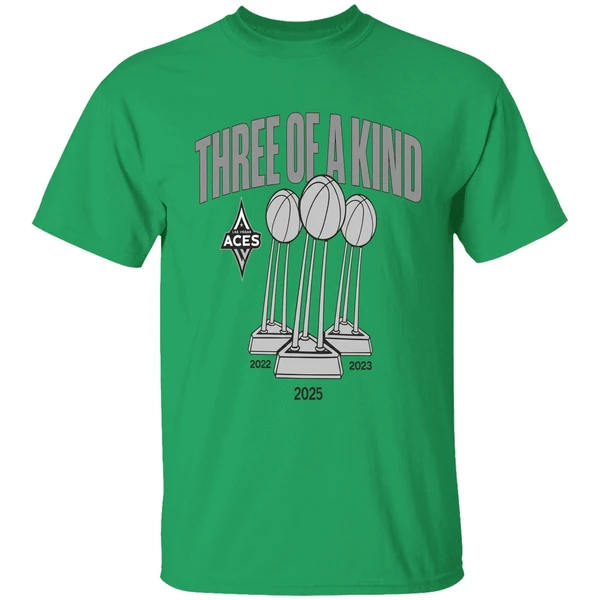 Las Vegas Aces Trophy Three Of A Kind Shirt - Image 2