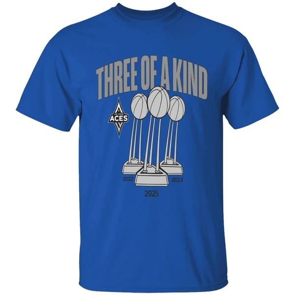 Las Vegas Aces Trophy Three Of A Kind Shirt - Image 8