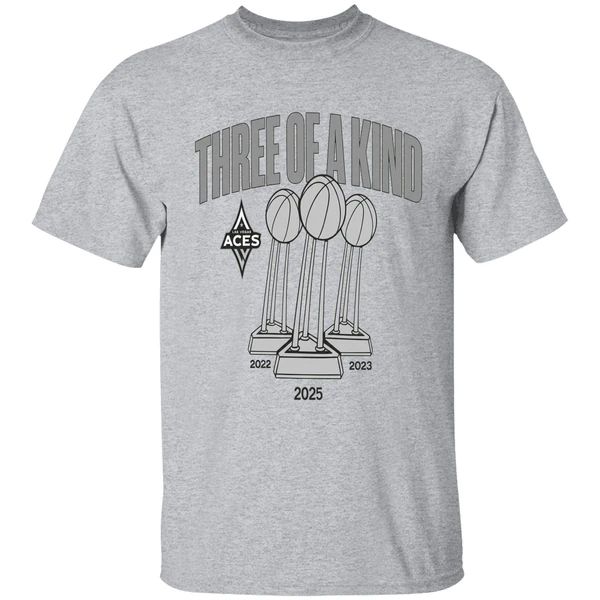 Las Vegas Aces Trophy Three Of A Kind Shirt - Image 9