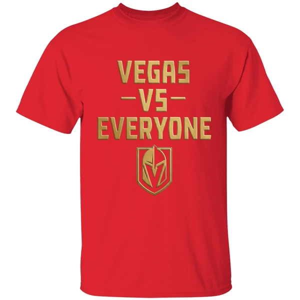Las Vegas Knights Vs Everyone Logo Shirt - Image 7