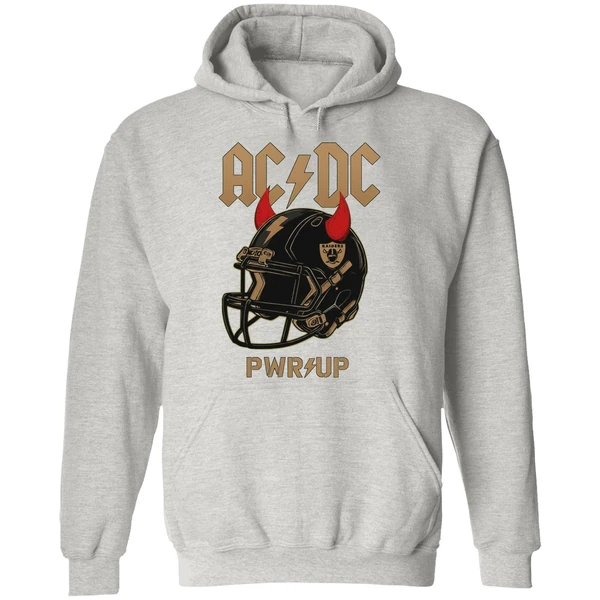 Las Vegas Raiders Acdc Rock And Roll Hoodie - Image 9