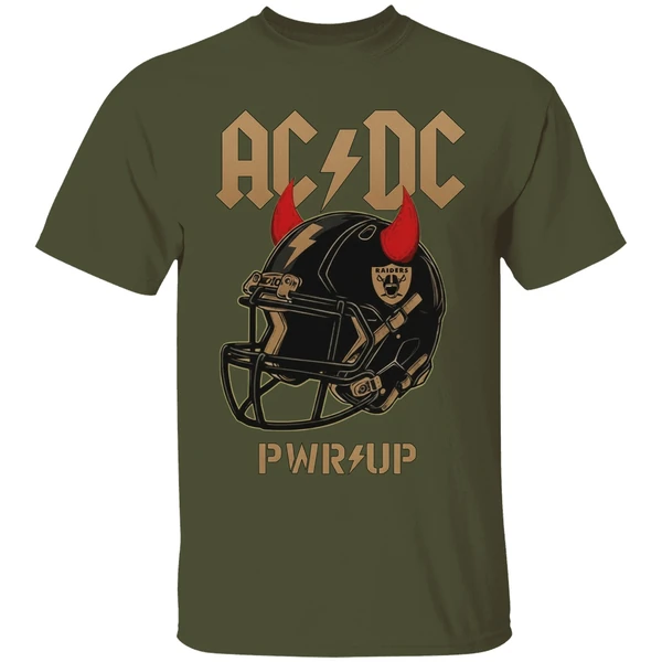 Las Vegas Raiders Acdc Rock And Roll Shirt - Image 4
