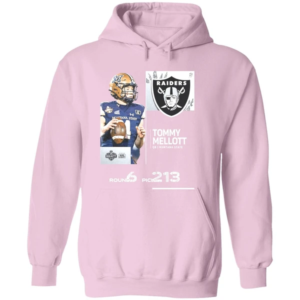 Las Vegas Raiders Pick Tommy Mellott With No 213 2025 Nfl Draft Hoodie - Image 5