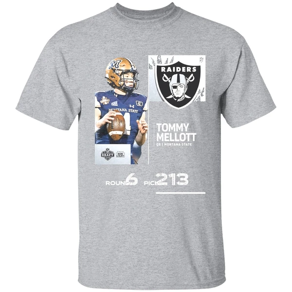 Las Vegas Raiders Pick Tommy Mellott With No 213 2025 Nfl Draft Shirt - Image 9