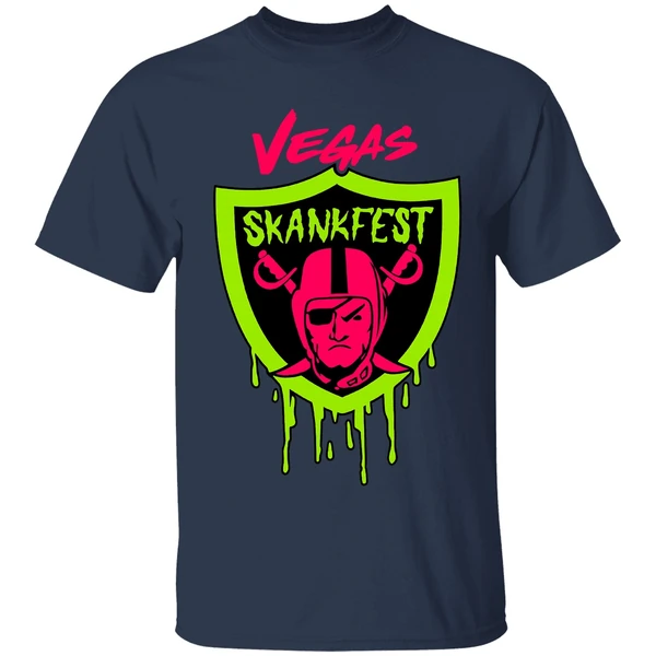 Las Vegas Raiders Vegas Skankfest Dripping Parody Logo Shirt - Image 4