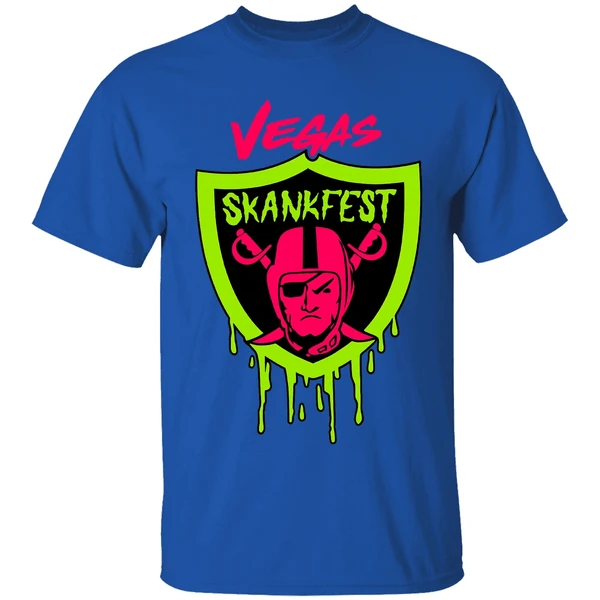 Las Vegas Raiders Vegas Skankfest Dripping Parody Logo Shirt - Image 7