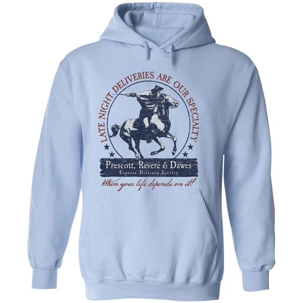 Late Night Deliveries Are Our Specialty Prescott Revere And Dawes Hoodie - Image 4