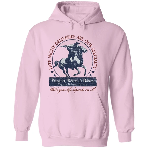 Late Night Deliveries Are Our Specialty Prescott Revere And Dawes Hoodie - Image 5