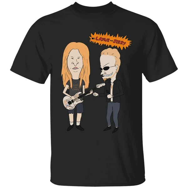 Layne And Jerry Mixture Beavis And Butt Head Shirt - Image 7