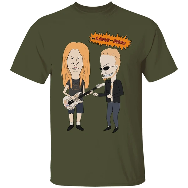 Layne And Jerry Mixture Beavis And Butt Head Shirt - Image 9