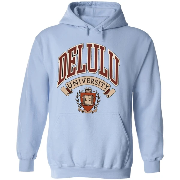 Layze Youtube Merch Delulu University Student Logo Hoodie - Image 4