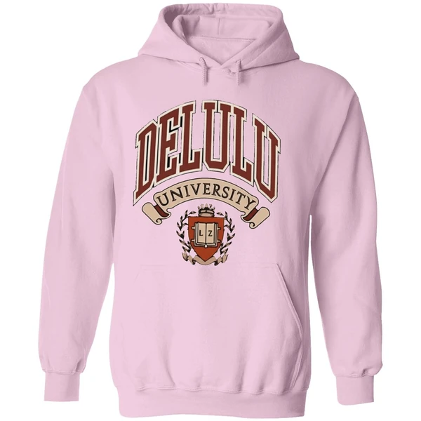 Layze Youtube Merch Delulu University Student Logo Hoodie - Image 5