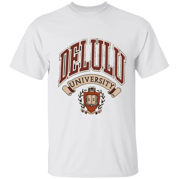 Layze Youtube Merch Delulu University Student Logo Shirt