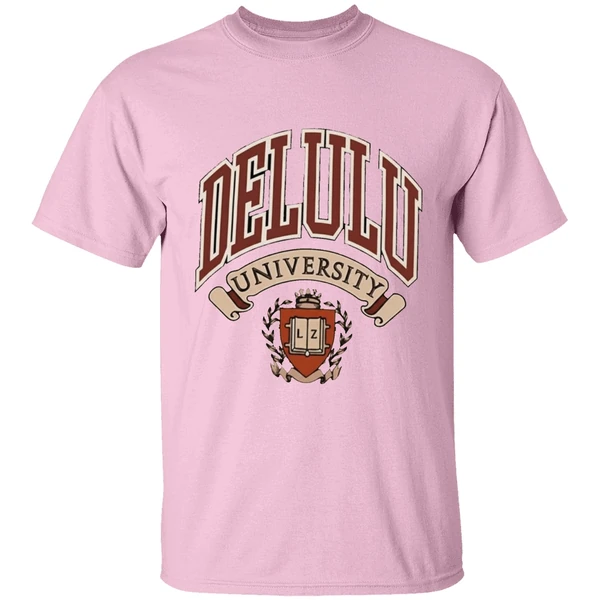 Layze Youtube Merch Delulu University Student Logo Shirt - Image 2