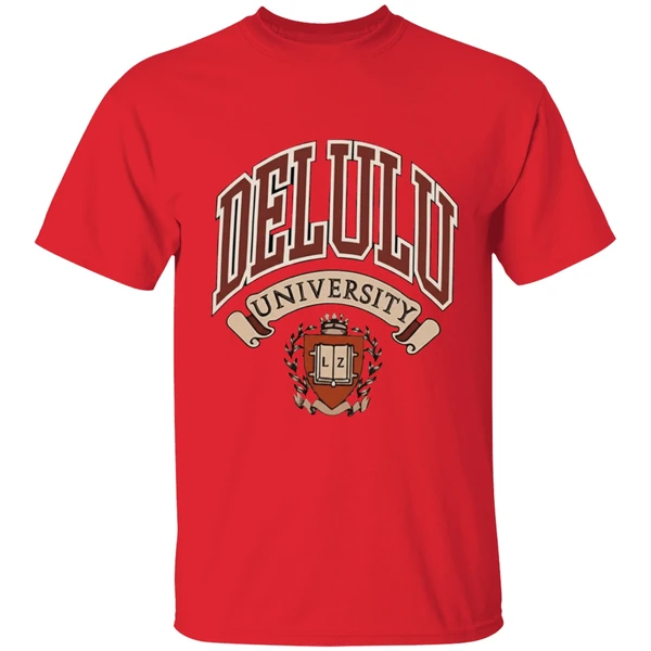 Layze Youtube Merch Delulu University Student Logo Shirt - Image 4